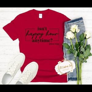 Happy Hour | Johnny Depp | Message Tee | Anytime